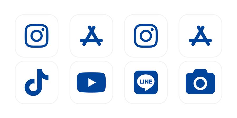 Blue Paquete de iconos de aplicaciones[3dG4H1pyFonocfRWd2Jr]