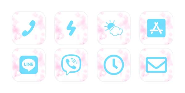 ファンシー App Icon Pack[hHAbQX5dVsOs3qt3rK26]
