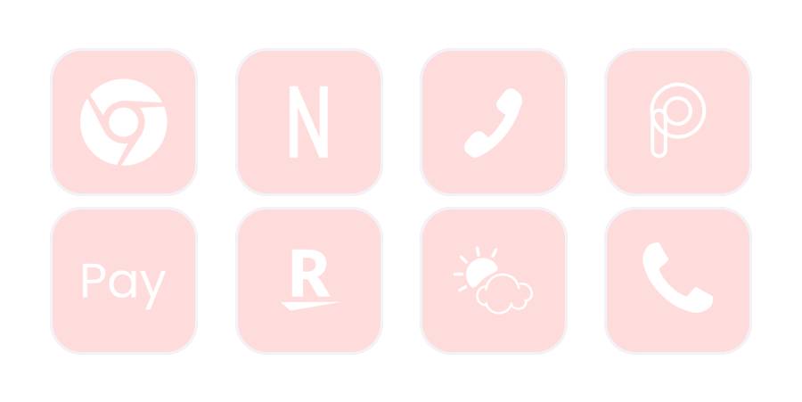 Pink App Icon Pack[AV9197FcgDm7XOpmcZAj]