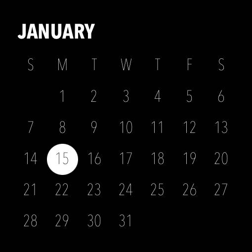 Calendario Ideas de widgets[psvPzljPiXCeCBjRfc3z]