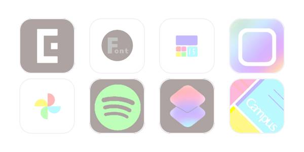 pastel palette🕊◌𓈒𓐍 Paquete de iconos de aplicaciones[lHD1LHLcNF3mtraIqhI9]