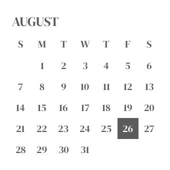 カレンダー 日曆 小部件的想法[Au6sG7EnS9gZucnv7qkq]