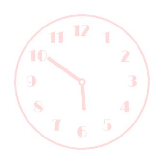 時計！ Horloge Idées de widgets[qGf5VhdvygAeac9GwjmC]