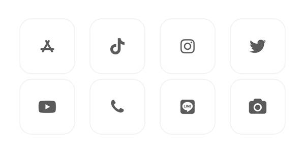 シンプルApp Icon Pack[qgsZ2CBLa0CYUZynd22X]