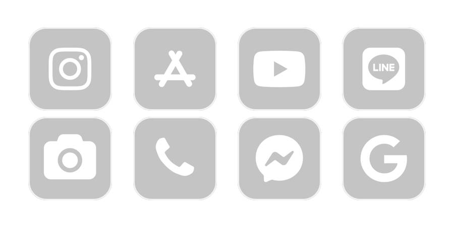 Grå App Icon Pack[TlGrbgKQqwh3kb16uijg]
