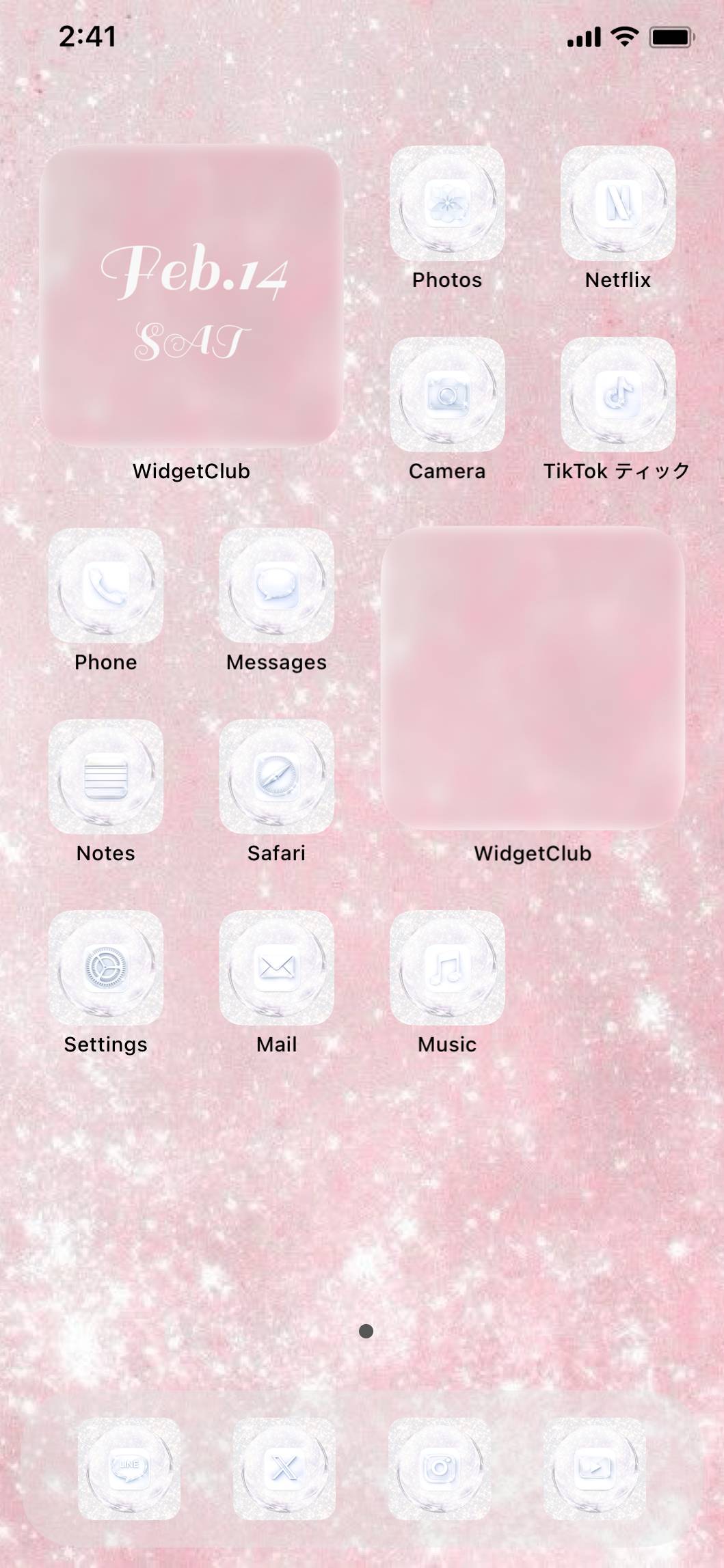 ガラス風アイコン⟡.·*.Home Screen ideas[UUljTji0VrFwwzukNIbO]