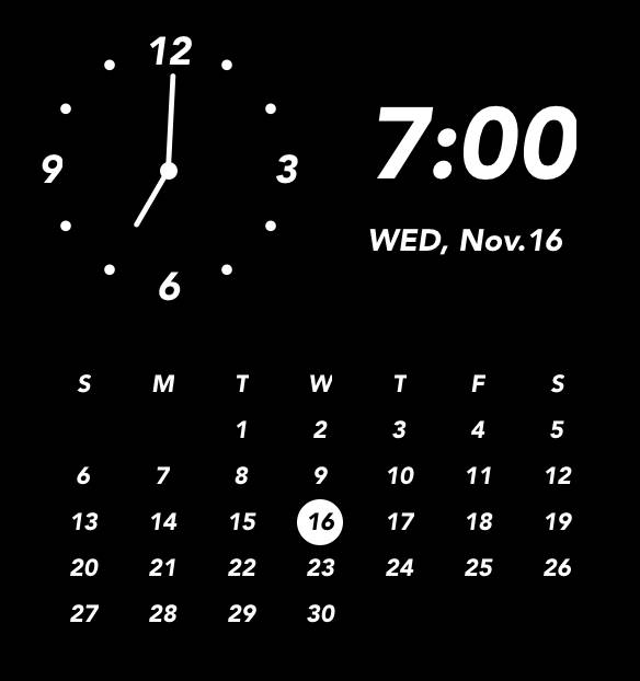 Horloge Idées de widgets[3ZKIf8da1Rh8ncYvJKGt]