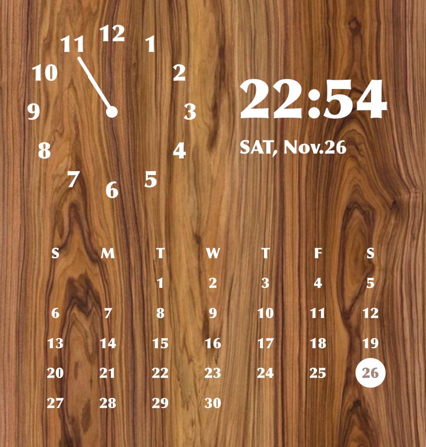 calendar&time Clock Widget ideas[8JNakgW5SyjChelwTMJa]