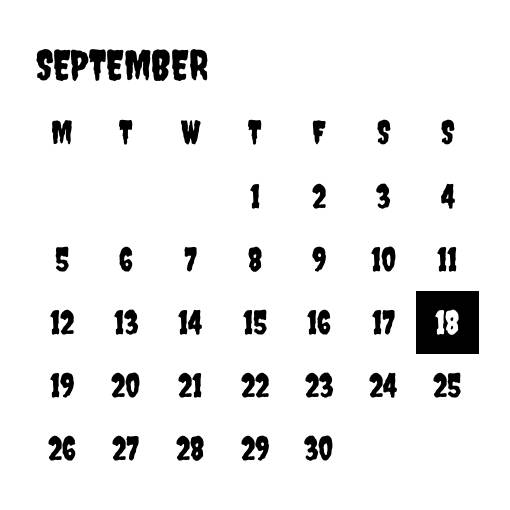 Halloween Calendar Kalendář Nápady na widgety[7DJMMuPFNcSAQZijdogV]