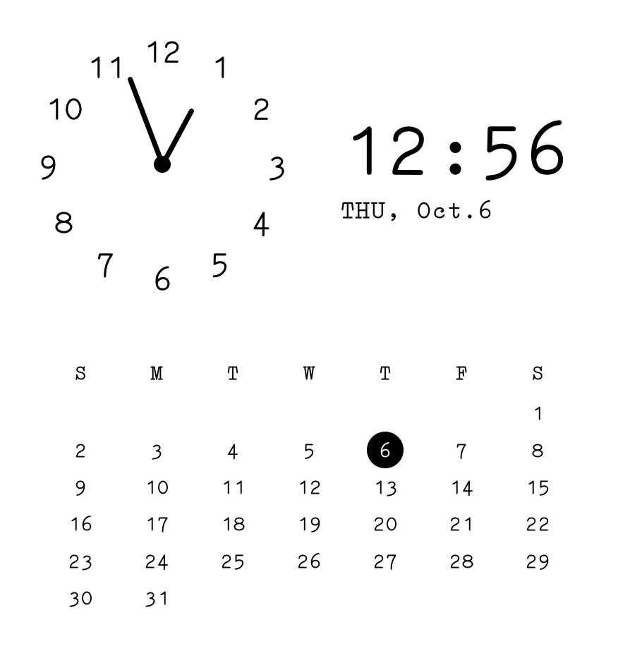 時計Uhr Widget-Ideen[NIqef5FwewOl3svqprY7]