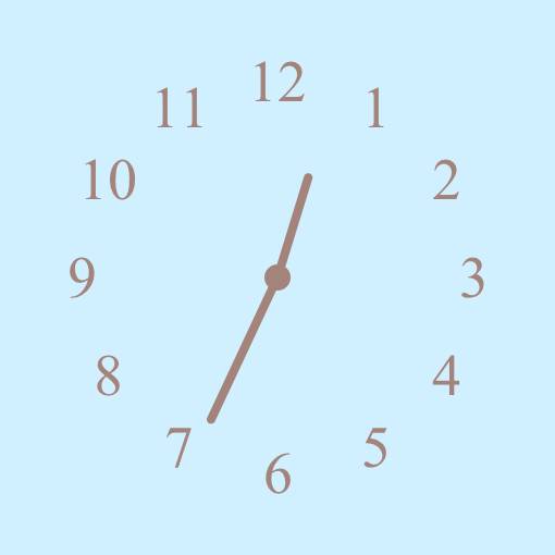 青 Horloge Idées de widgets[4Ahvrzm7iEg9sg1dM2Cf]