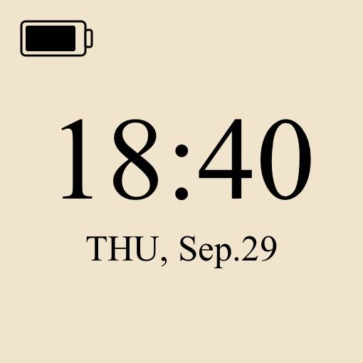 時計 Time Widget ideas[Z5q2HyrdbHRrGW4D45A2]