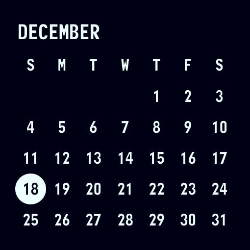 Calendrier Idées de widgets[ROarGoqNSLmtfNx5XAzH]