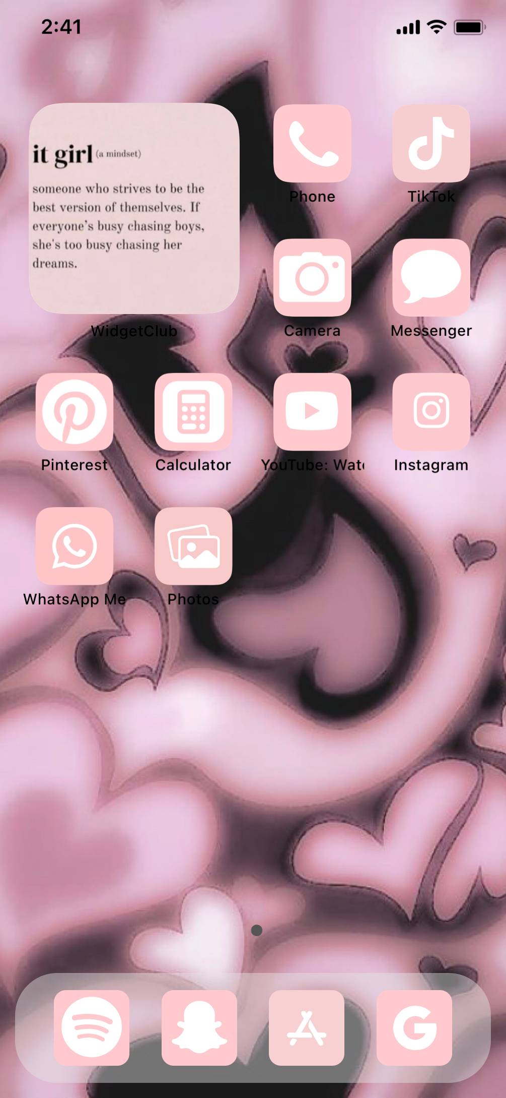 pink themeИдеје за почетни екран[1PxRhOMt6eczepzA80vV]
