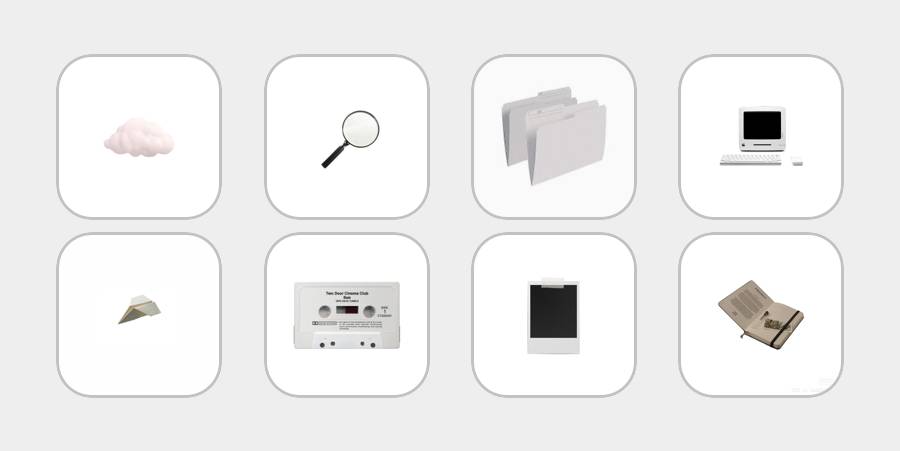 white × seventeen App Icon Pack[KQznuy0tyIhERErVFt30]