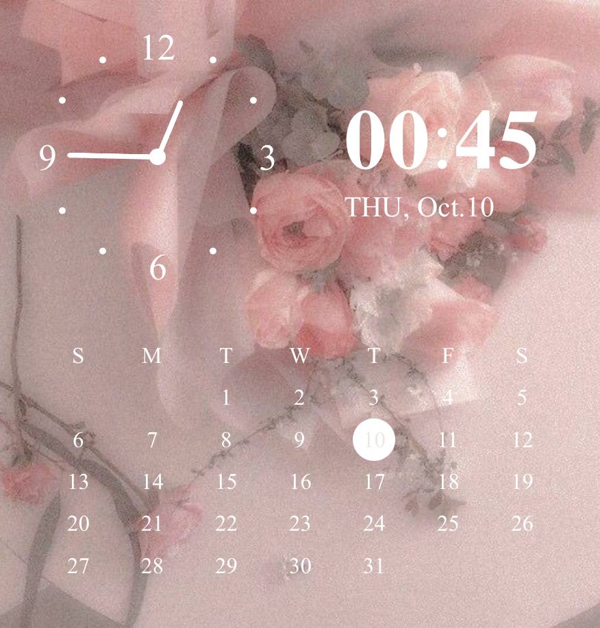 Pretty Clock Widget ideas[templates_9CEt0rq2DszJw7puyn1W_0C8FEF18-B608-4694-98BC-519AB39E1521]