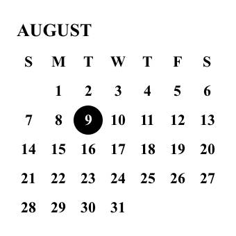 Black Calendar Widget ideas[F3jqFp3F1qGdLKyoICp2]
