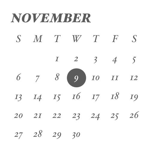 Calendario Ideas de widgets[NBomo57275YalIaMqkY2]