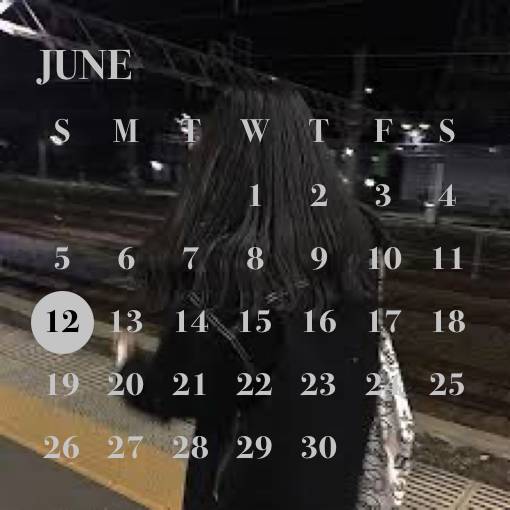 黒 Calendar Widget ideas[Y8oIQhaVHLwpFmSLkaz2]