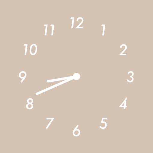 ベージュwatch Clock Widget ideas[4vedQsUVwoVLjdIoE1yQ]