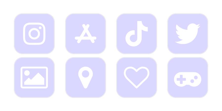 薄紫App Icon Pack[4I5stojx40N2DfnCUATg]