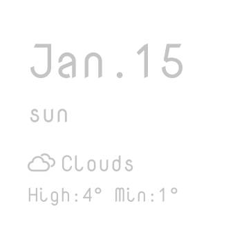 天気 Weather Widget ideas[IW9CCkHDUKbmCXyEfCwj]