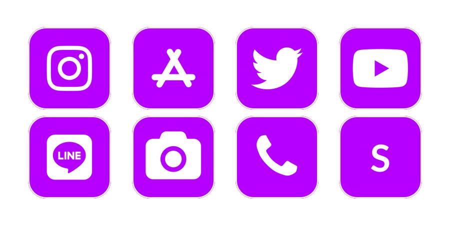 紫 Пакет с икони на приложения[8Sc55fOw5PdG6Pd3jHRc]