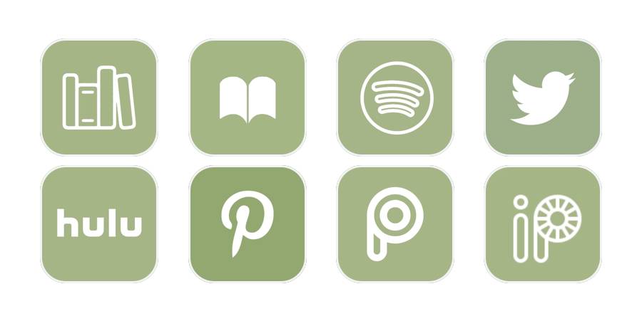 シンプル緑アイコン Pacchetto icone app[APMSp0TUjYjN1SD4Fi7X]