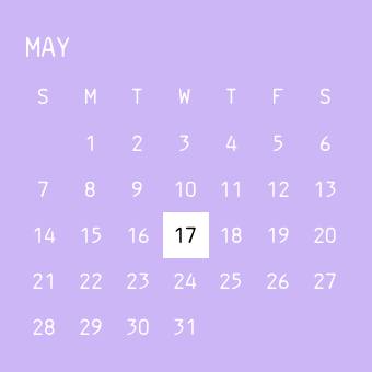 Kalender Widget-ideeën[bRahJEk0Zv0NuKCUP7Ln]