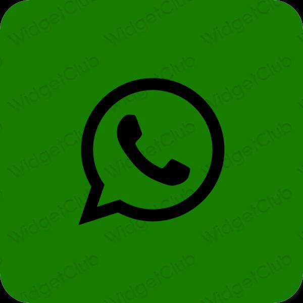 Stijlvol groente Phone app-pictogrammen