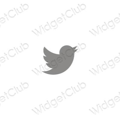 نمادهای برنامه زیباشناسی Twitter