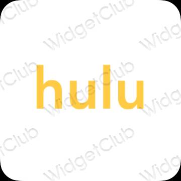 ესთეტიკური hulu აპლიკაციის ხატები