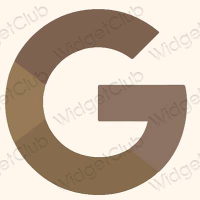 Esthetische Google app-pictogrammen