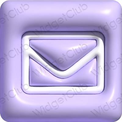 Estética Mail iconos de aplicaciones