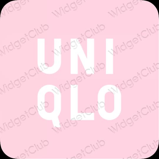 Æstetiske UNIQLO app-ikoner