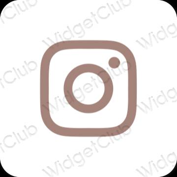 جمالية Instagram أيقونات التطبيقات