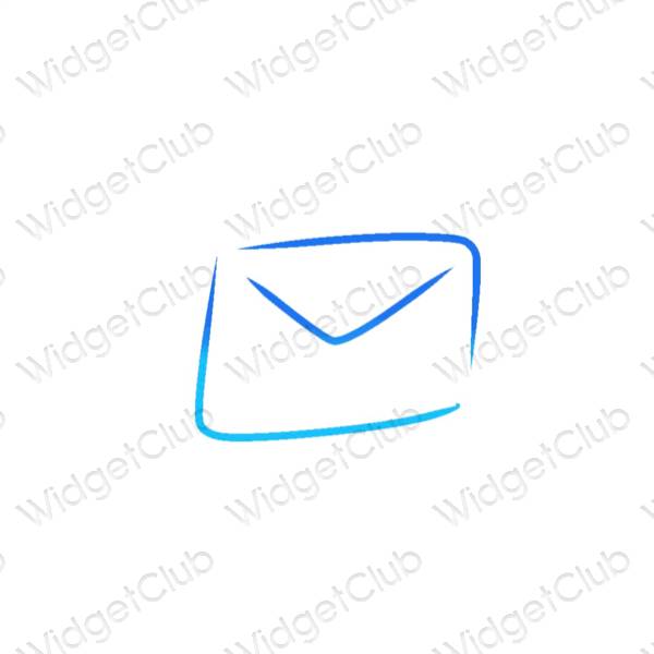 نمادهای برنامه زیباشناسی Mail