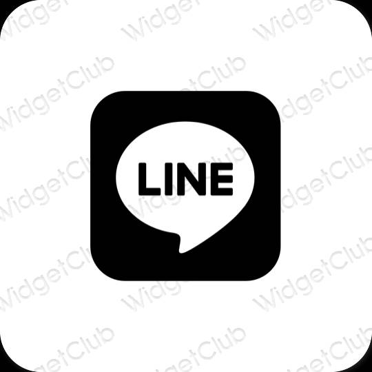 Estetske LINE ikone aplikacij