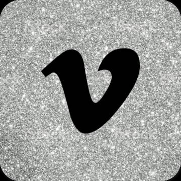 نمادهای برنامه زیباشناسی Vimeo