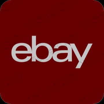 Æstetisk Brun eBay app ikoner