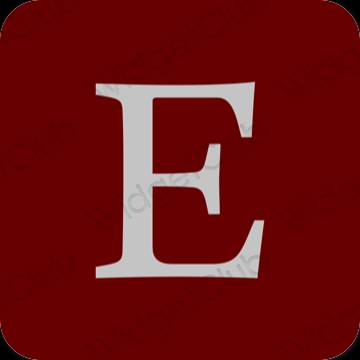 Estetický hnědý Etsy ikony aplikací