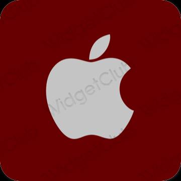 Естетски браон Apple Store иконе апликација