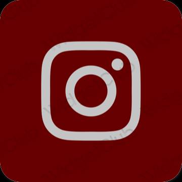Thẩm mỹ nâu Instagram biểu tượng ứng dụng