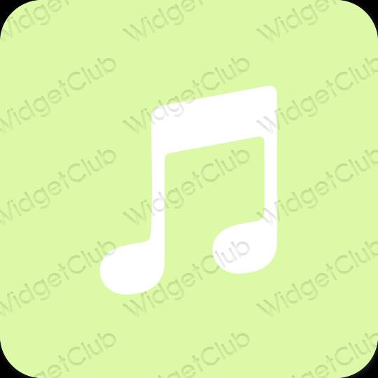 Estetické ikony aplikací Apple Music