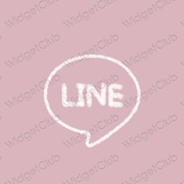 Эстетические LINE значки приложений