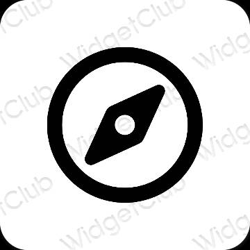Estetyczne Safari ikony aplikacji