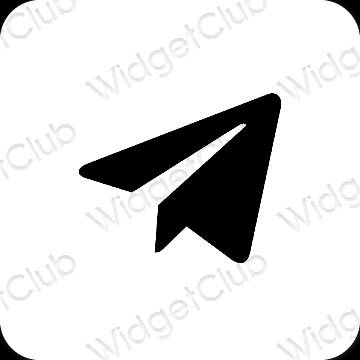 美學Telegram 應用程序圖標