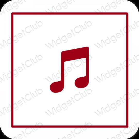 Estetiska Apple Music appikoner