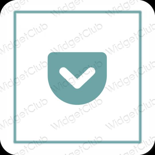 Estética Pocket ícones de aplicativos