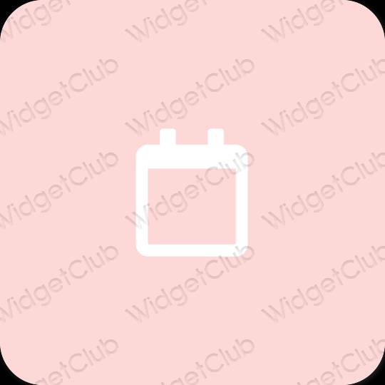 Estetico rosa pastello Notes icone dell'app